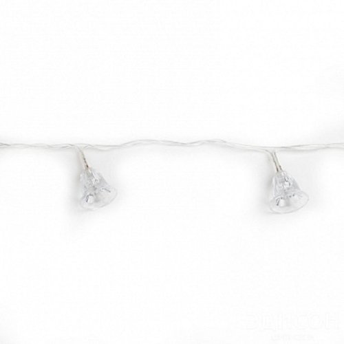 Гирлянда светодиодная "Шнур" S0280-020/DGA Многоцветная (RGB) 220В 20шт/2,8м IP20 "Колокольчики" фото Гирлянда светодиодная "Шнур" S0280-020/DGA Многоцветная (RGB) 220В 20шт/2,8м IP20 "Колокольчики" картинка